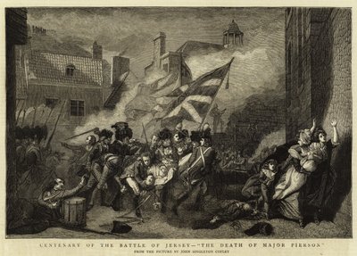 Centenary of the Battle of Jersey, The Death of Major Pierson by John Singleton Copley